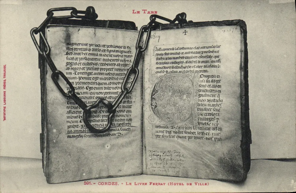 O Livro Ferrat (Hotel de Ville) — Cordes — editor: WINTHROP, LONDON, FRANCE, n° 591 - Frente