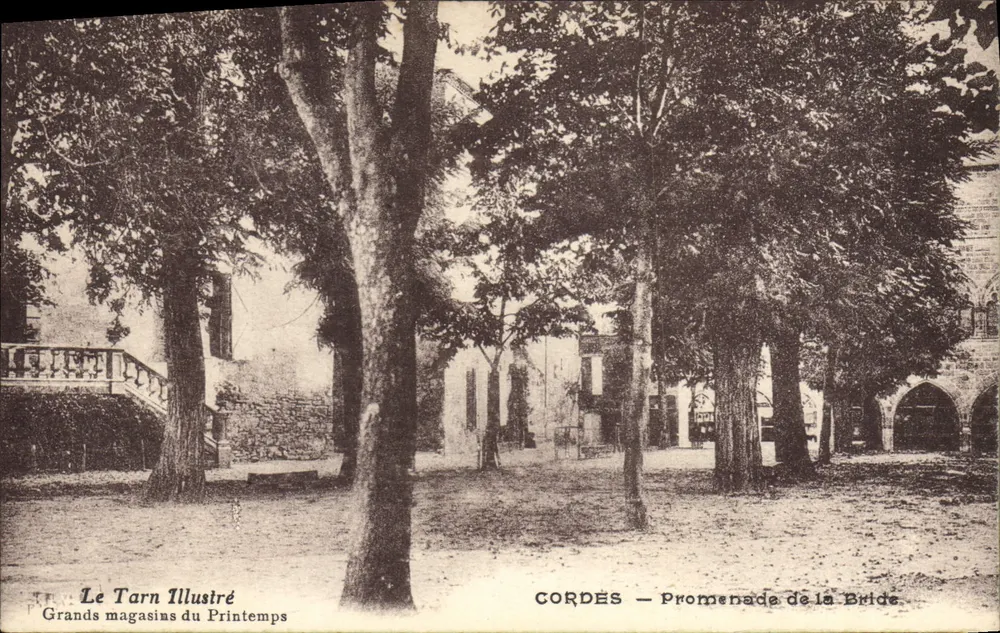 Cordes — Promenade de la Bride — Le Tarn Illustré - Frente