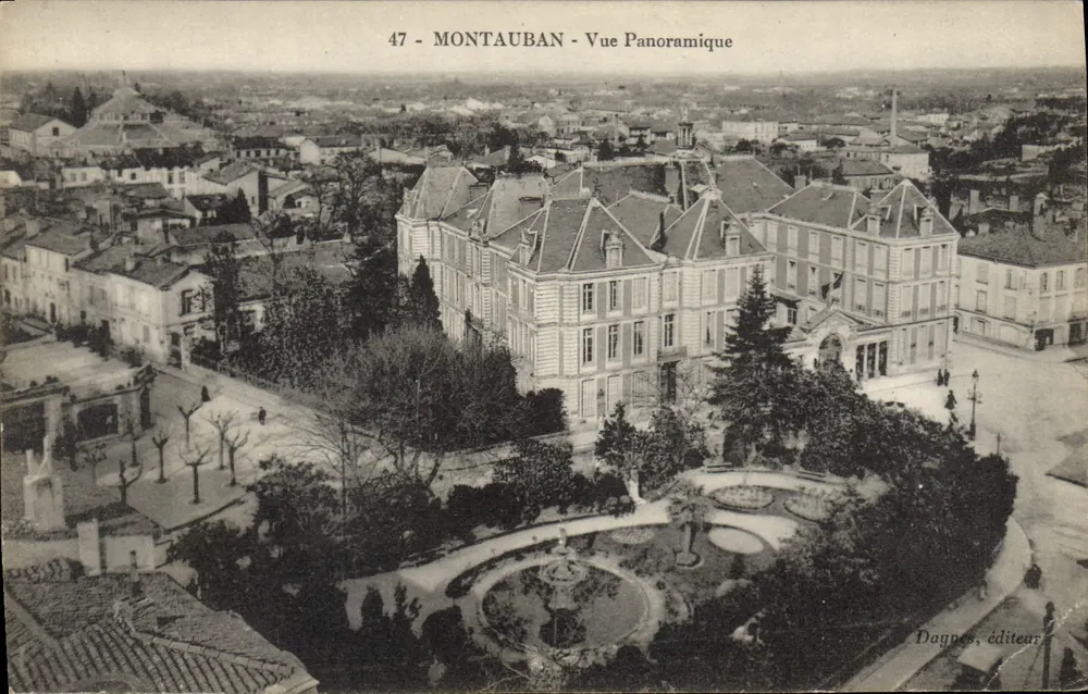 Montauban - Vista Panorâmica — editor Daynès, n° 47 - Frente