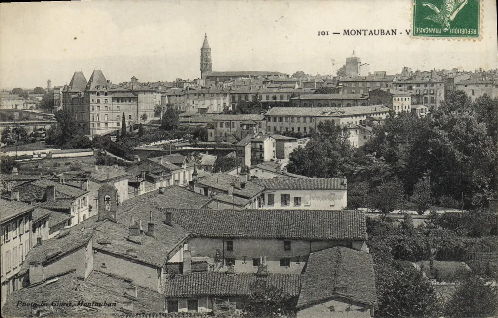 Montauban — widok panoramiczny — Foto S. Gimel, Montauban - Awers