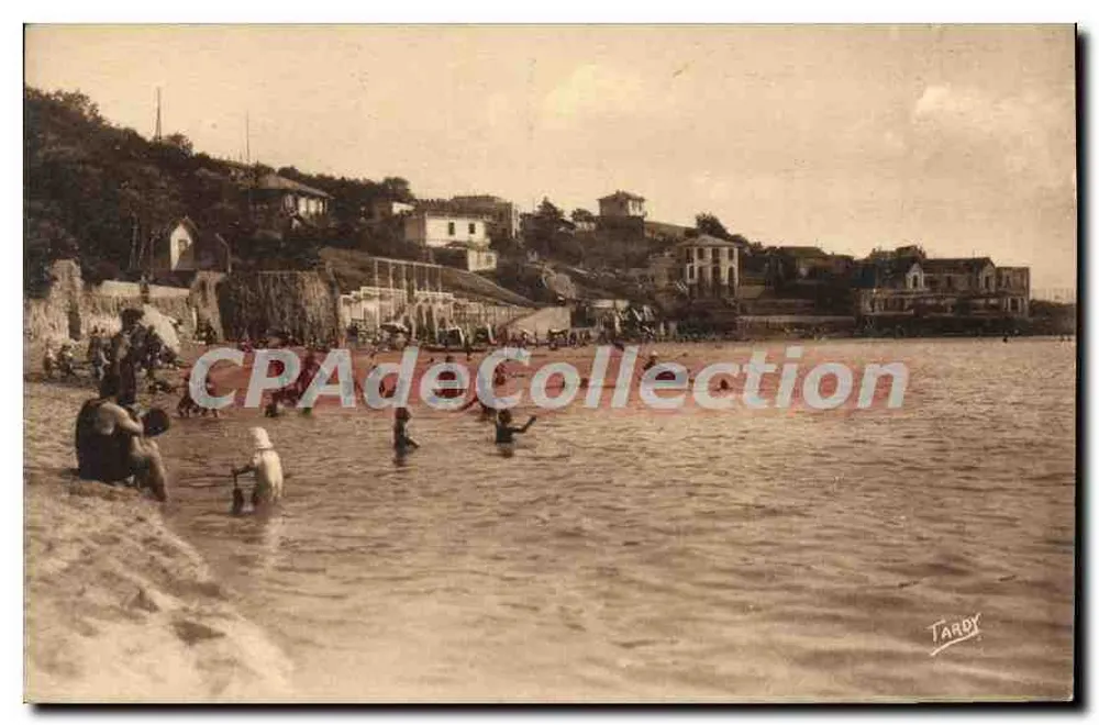 Playa a la hora del baño — Bandol — Edición Tardy - Anverso