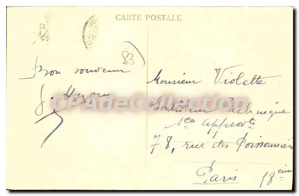 Côte d'Azur - Bandol - Die Strände und das Casino — Verlag Paris-Culterius - Rückseite
