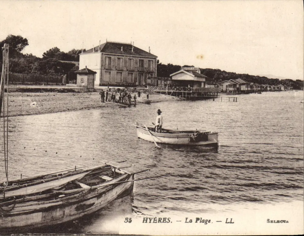 Hyères — A Praia — LL — Selecta - Frente