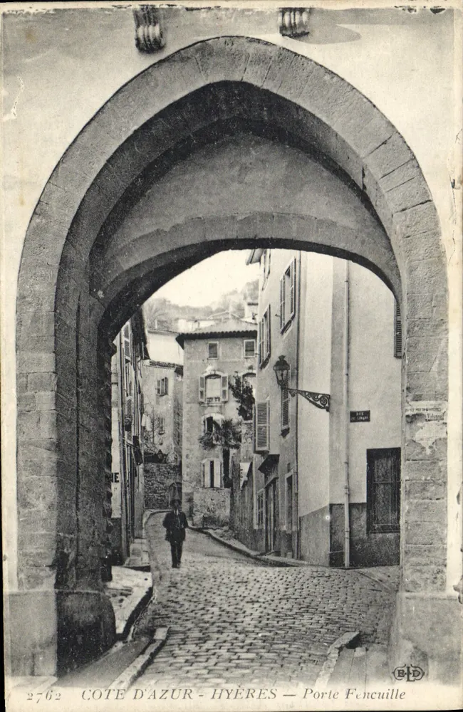 Porta Fencuille — Hyères — Côte d'Azur — editor B.D. n°2762 - Frente