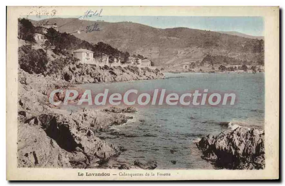 Le Lavandou — Calanquettes de la Fosette — Editor: Édit. Pessol, Le Lavandou - Frente