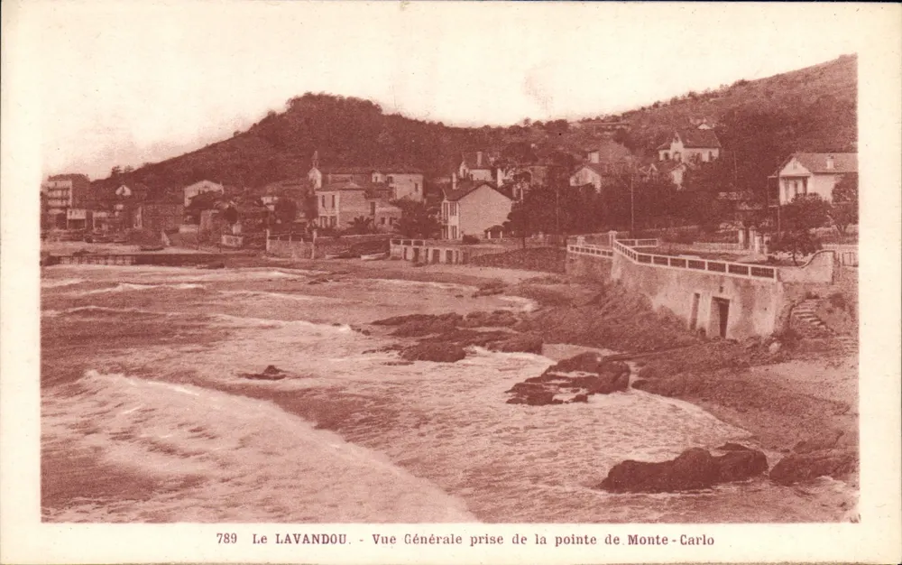 Le Lavandou — Allgemeiner Blick vom Punkt von Monte-Carlo — n°789 - Vorderseite