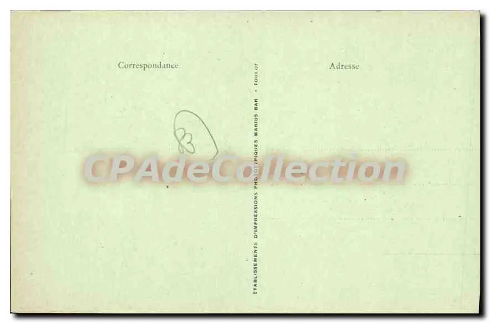 Le Lavandou - Ponta e praia de Gouron — Paul Siméon, editor n°1120 - Verso