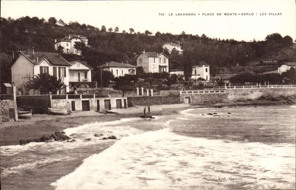 Le Lavandou - Strände von Monte-Carlo: Die Villen — Verlag Simeon, Nr. 784 - Vorderseite