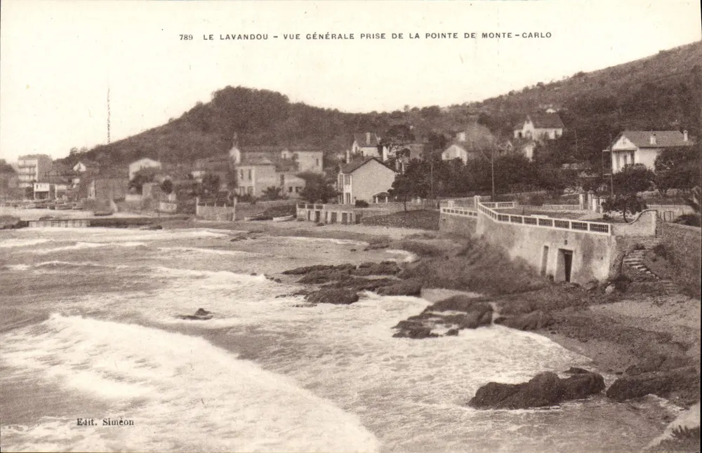 Le Lavandou — Allgemeiner Blick von der Pointe de Monte-Carlo — Edit. Siméon, n° 789 - Vorderseite