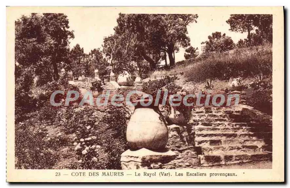 Kust van de Maures — Le Rayol (Var). De Provencalse trappen — A.D.I.A. Nice, n°23 - Voorkant