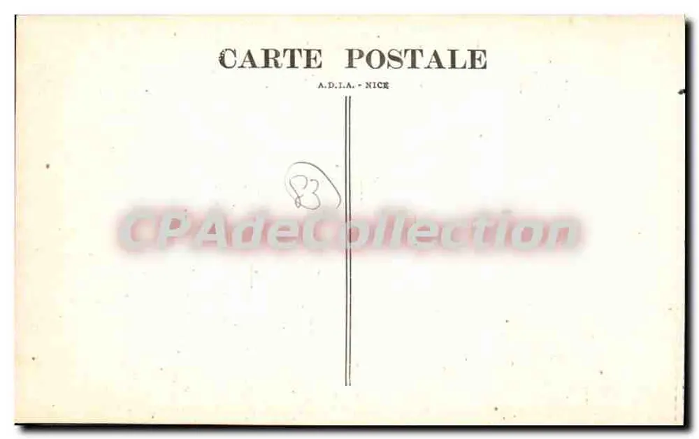 Côte des Maures — Le Rayol (Var). Ansicht der Strand und Pointe de Malpague — A.D.L.A. - Nice, n°17 - Rückseite