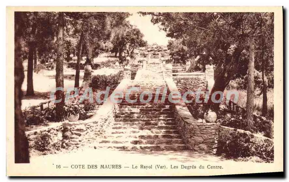 Costa dos Maures — Le Rayol (Var). Os Degraus do Centro — A.D.I.A. Nice, n°16 - Frente