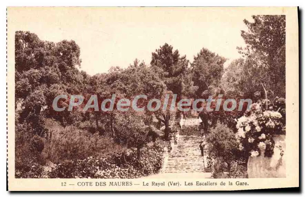 Le Rayol (Var) — Escadas da Estação — A.D.I.A. Nice, n°12 - Frente