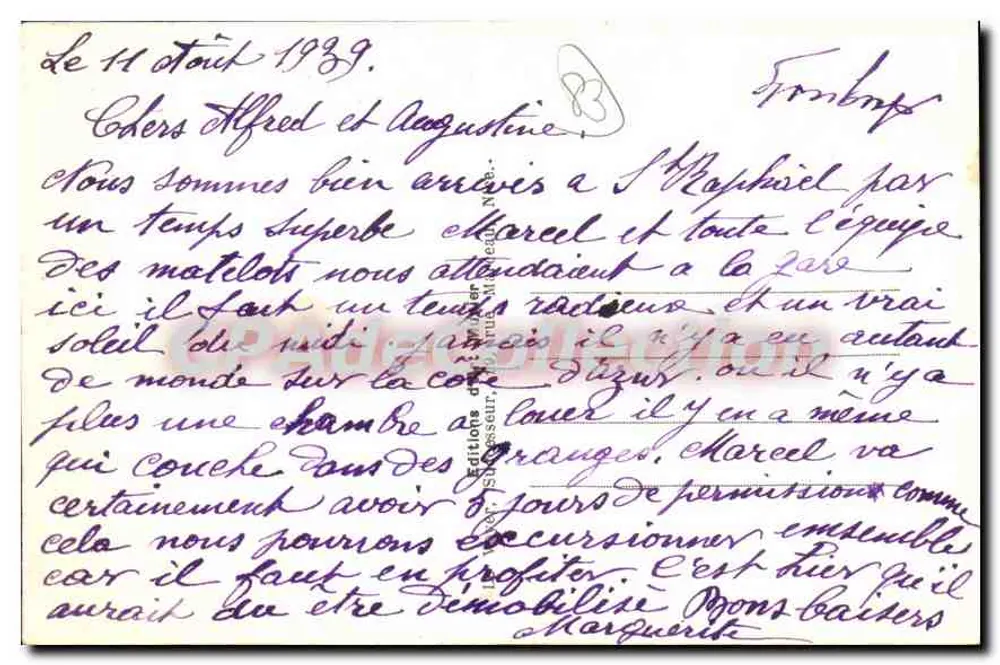 St-Raphaël (Var) — Boulevard Félix-Martin — Hotel Les Algues — Foto Munier - Verso