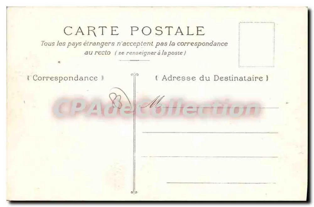 Toulon — Le Mourillon. Boulevard du Littoral — Vintage Postcard/Antike Ansichtskarte, n°75 - Rückseite
