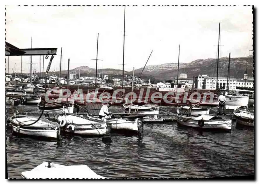 Porto de Toulon — vista dos barcos — editor R. CAUJOLLE, n° 1006 - Frente