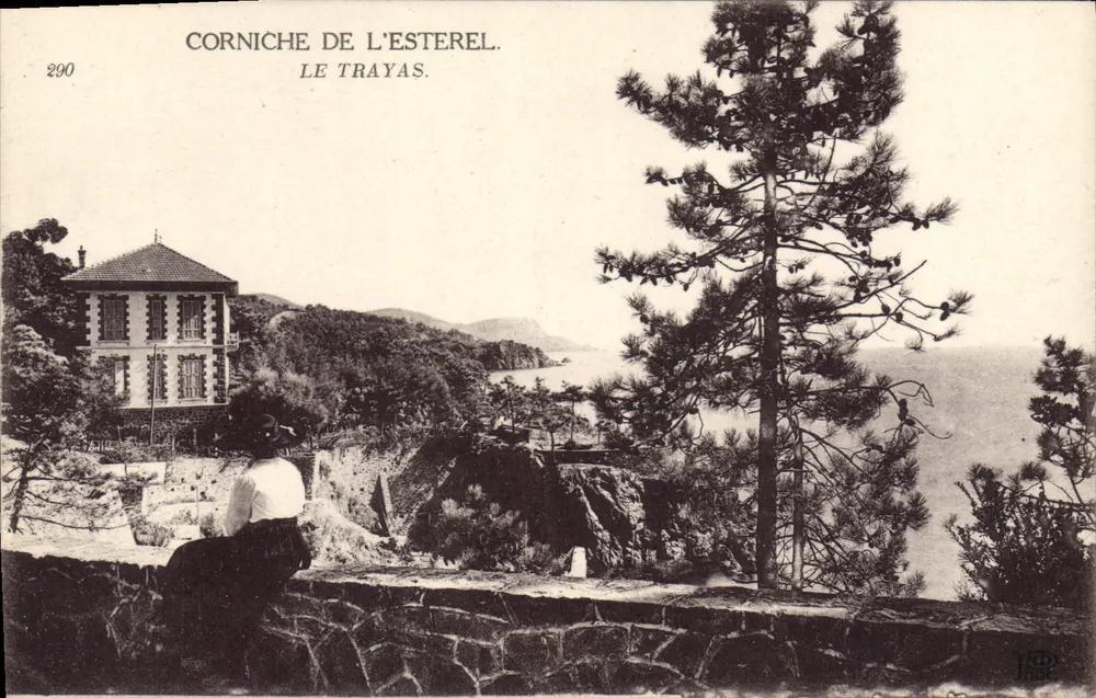 Corniche do Esterel — Le Trayas — Antigos Estados Néboulin e Cie, Paris - Frente