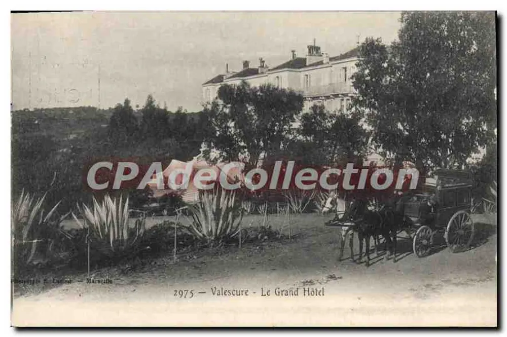 Valescure - Le Grand Hôtel — Fotografia E. Lecina - Marselha, n° 2975 - Frente