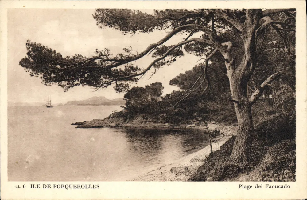 Insel Porquerolles — Strand Faoucado — LL 6 - Vorderseite