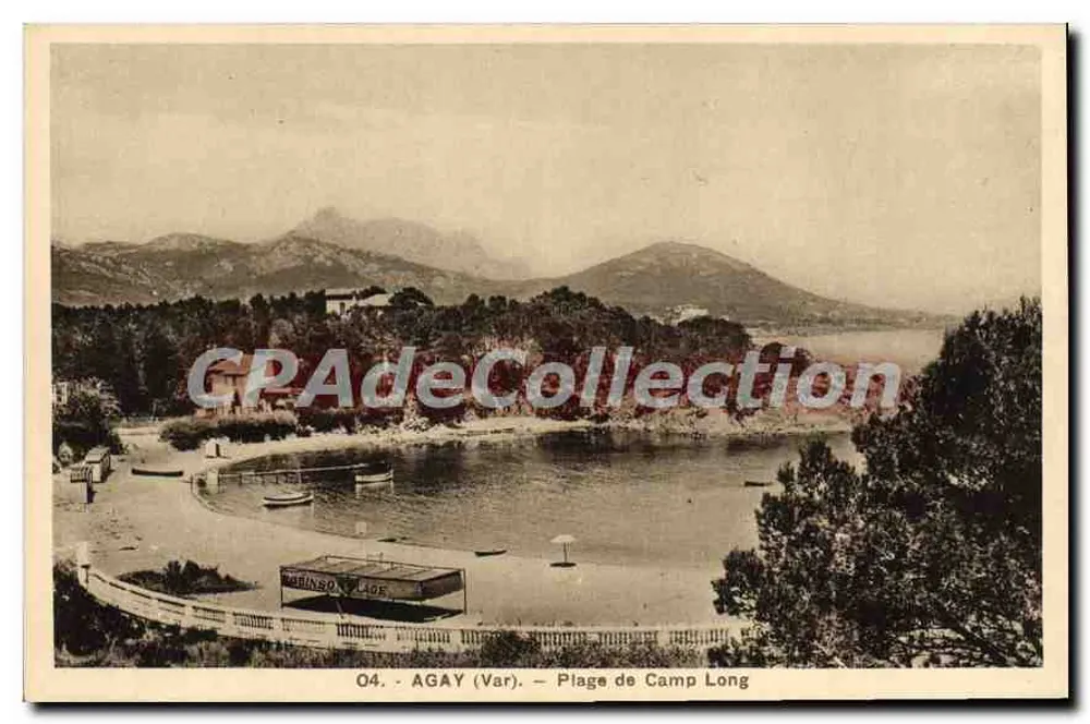 Agay (Var) — Praia de Camp Long — Edição Hotel Robinson - Frente