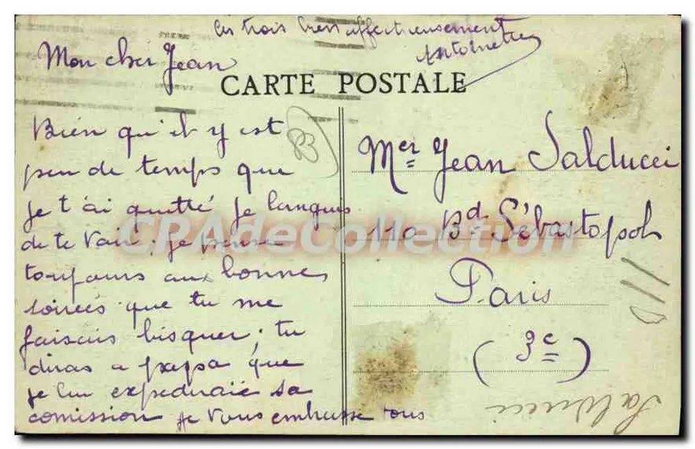 Côte d'Azur — Umgebung von TOULON — Sablettes les Bains und das Casino - Rückseite