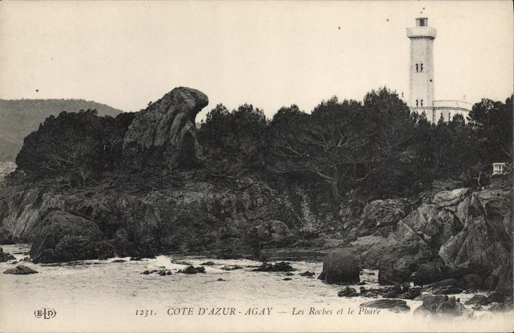 Costa de Azurra - Agay — Las rocas y el faro - Anverso