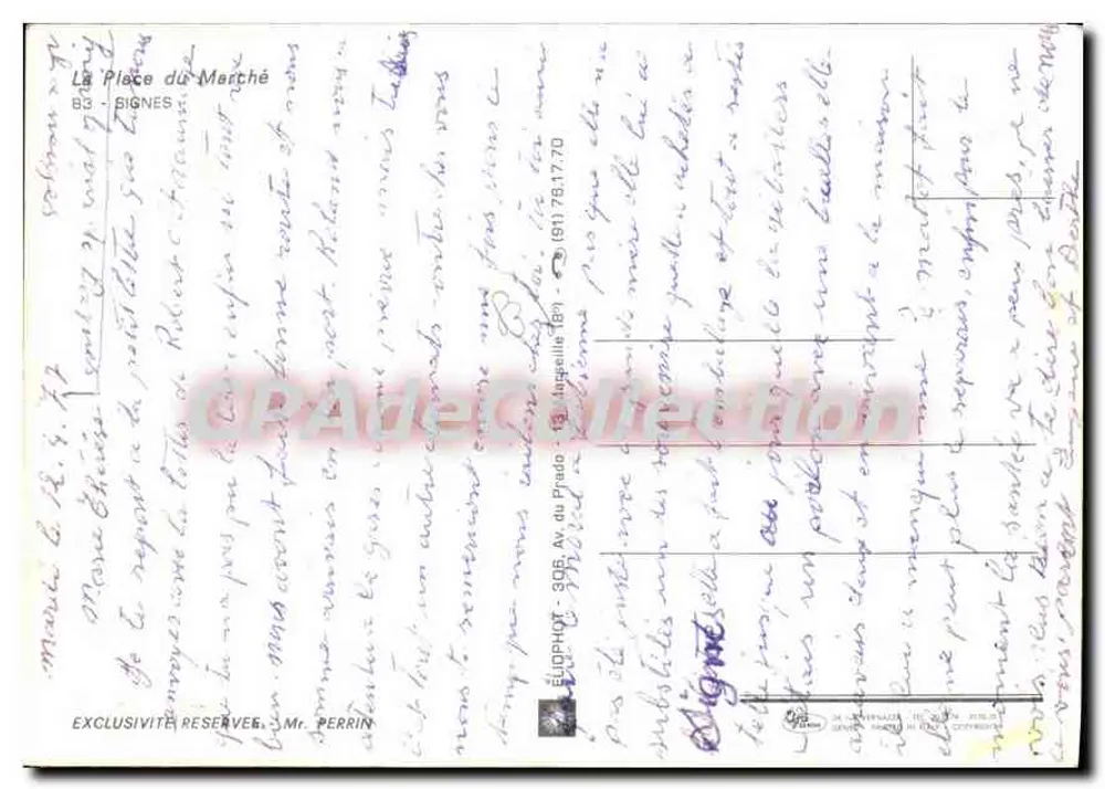 मार्केट प्लेस — सिग्नेस — एडिटर एलिफोटो, नंबर 78.17.70 - पीछे
