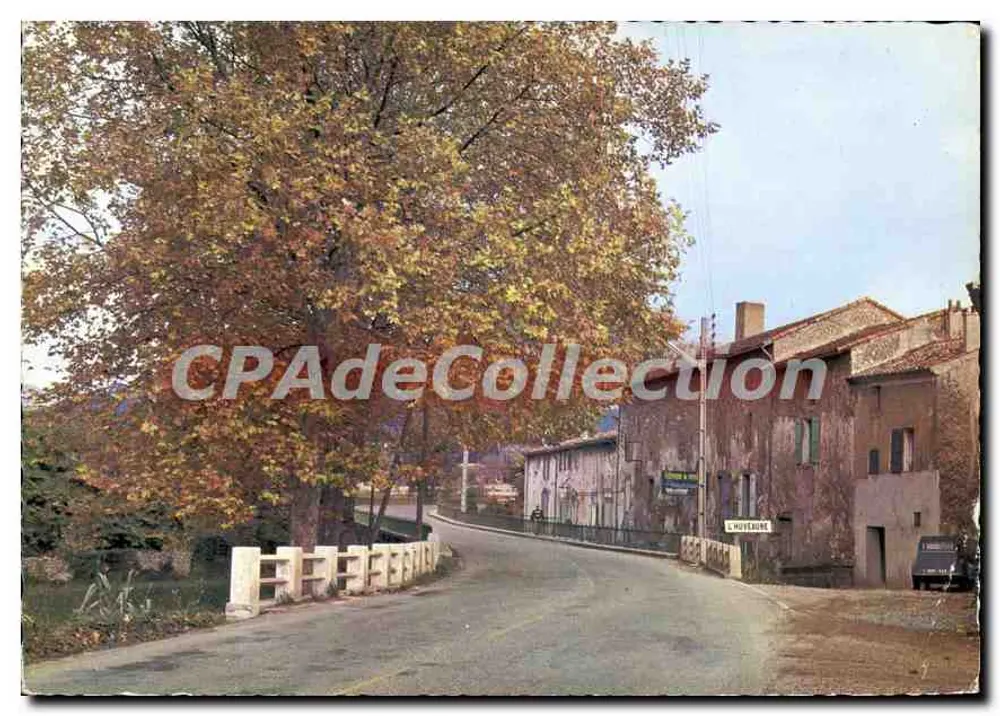 L'Houvenaire — Vista da estrada e do vilarejo — Editor CAUJOLLE, n° 7033 - Frente