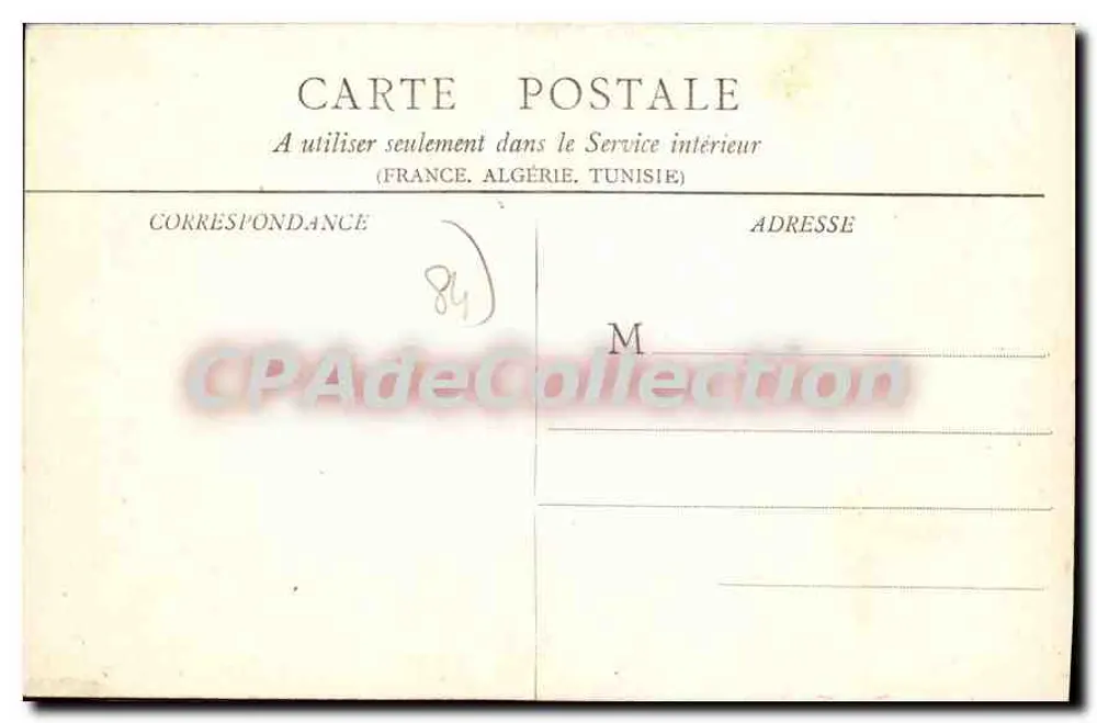 Villeneuve-lès-Avignon - Vista Geral — B F Chalon & Saône, n°22 - Verso