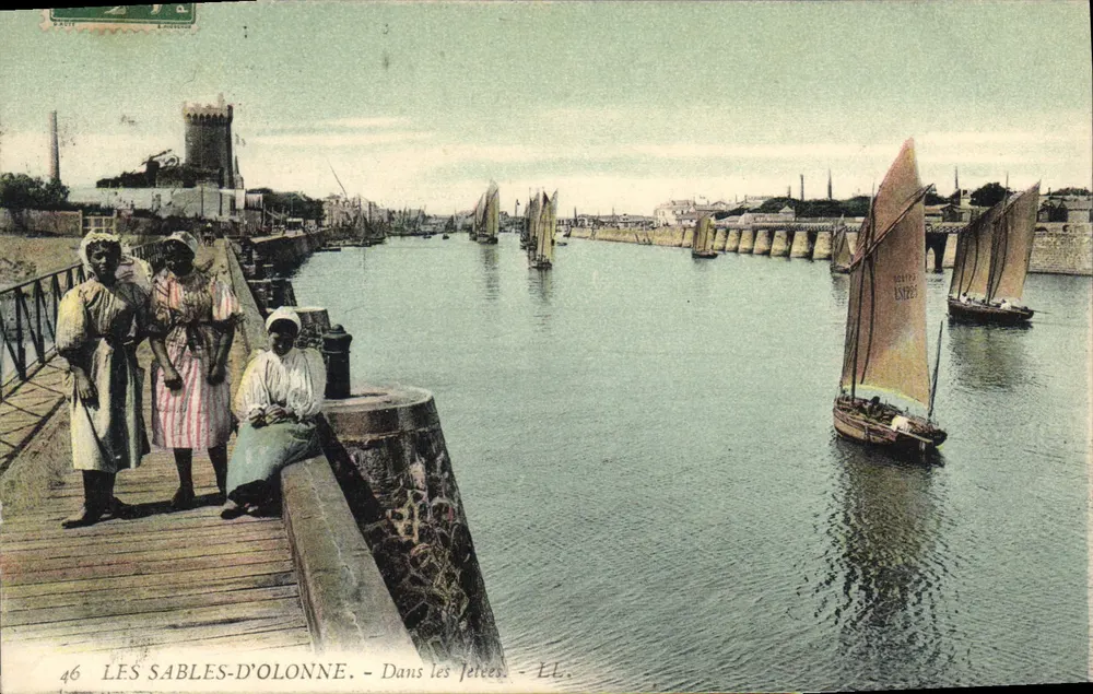 Les Sables-d'Olonne — Na przystaniach — LL. nr 46 - Awers