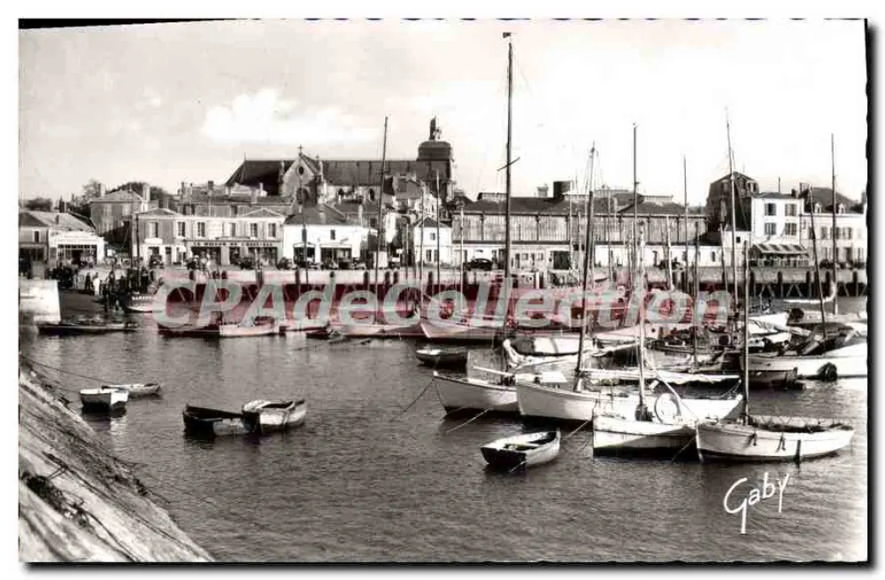 Les Sables-d'Olonne — A Vista do Porto e da Chaume — Edições Gaby - Frente