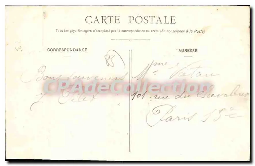 Les Sables-d'Olonne — Allgemeiner Blick auf den Strand und den Damm — Edition des Nouvelles Galeries, Nr. 140 - Rückseite