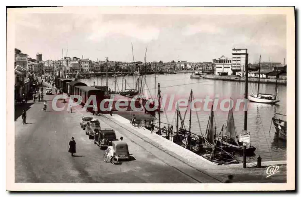 Der Hafen und der Fischmarktplatz — Les Sables-d'Olonne — Verlag C.A.P. n° 97 - Vorderseite