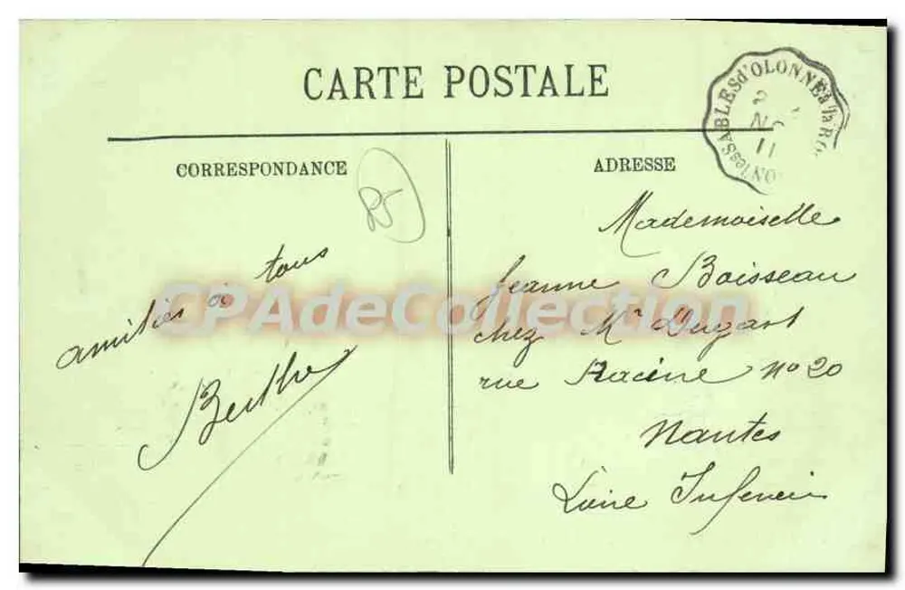 Les Sables-d'Olonne — Das Casino und die Terrasse — LL - Rückseite