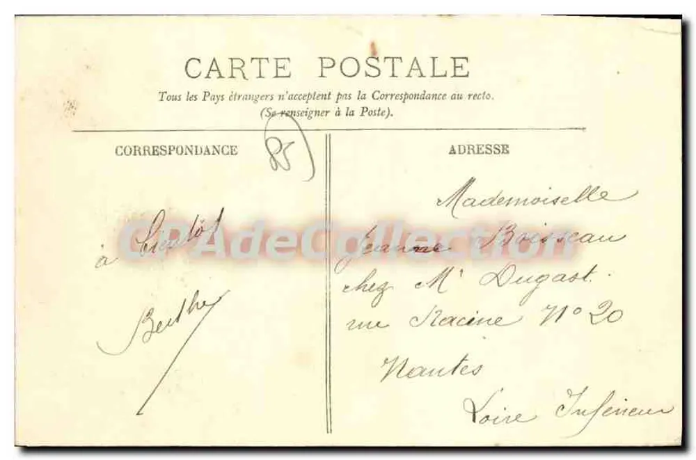Les Sables-d'Olonne — Les Jetées — LL - Verso
