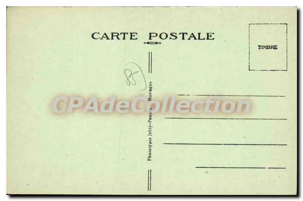 Les Sables d'Olonne — A Praia — Fototipia Jchily-Pourtau, Mortagne - Verso