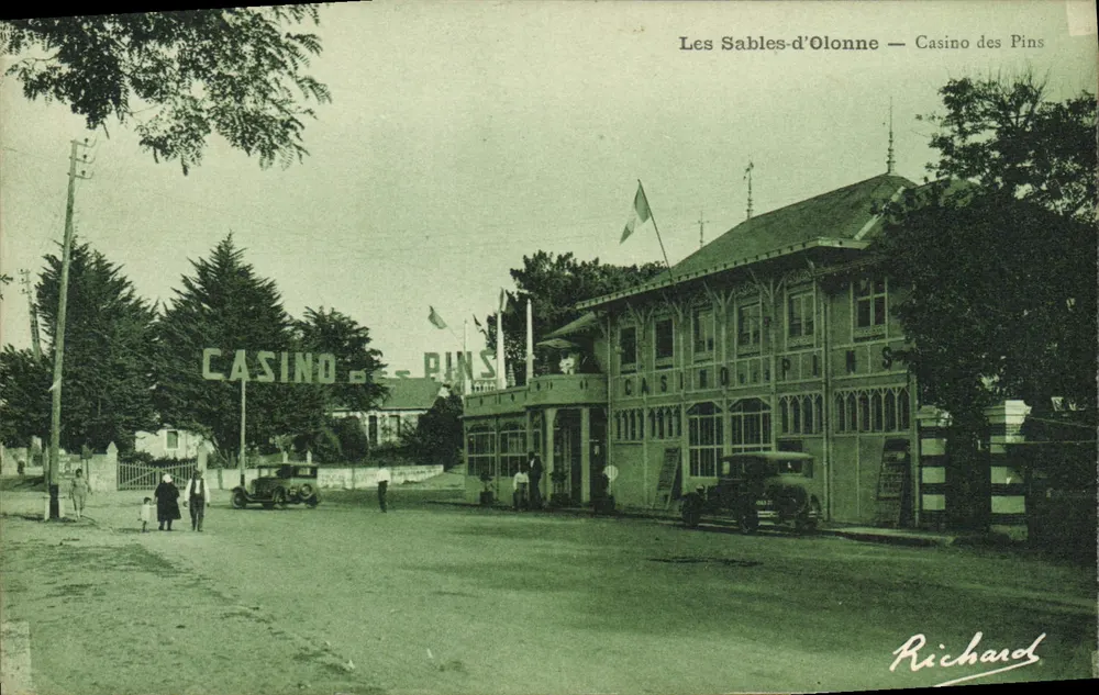 Les Sables-d'Olonne — Casino de los Pinos — Richard - Anverso
