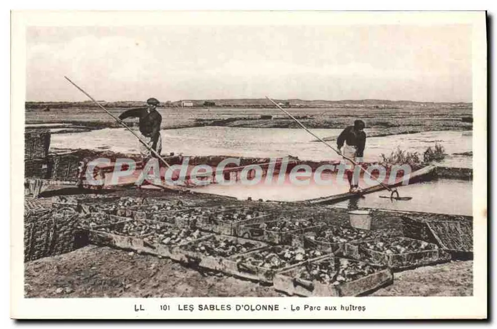 Les Sables d'Olonne — O Parque das Ostras — CP dos Artes Fotográficas - Strasbourg - Frente