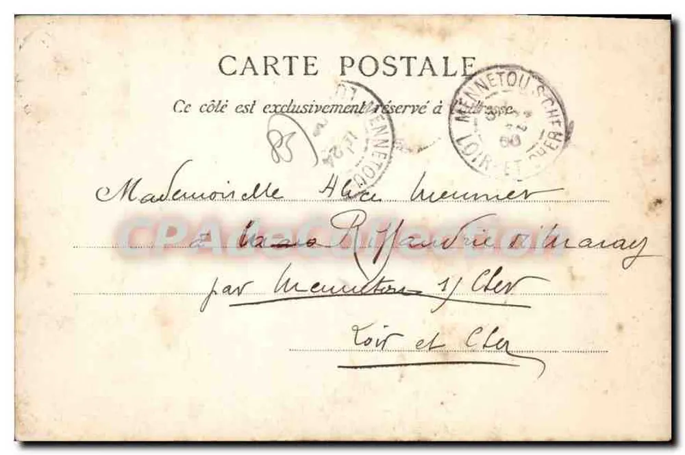 Les Sables-d'Olonne — Fischen mit Carrelet am Hafen — Librairie Poupin, Mortagne - Rückseite