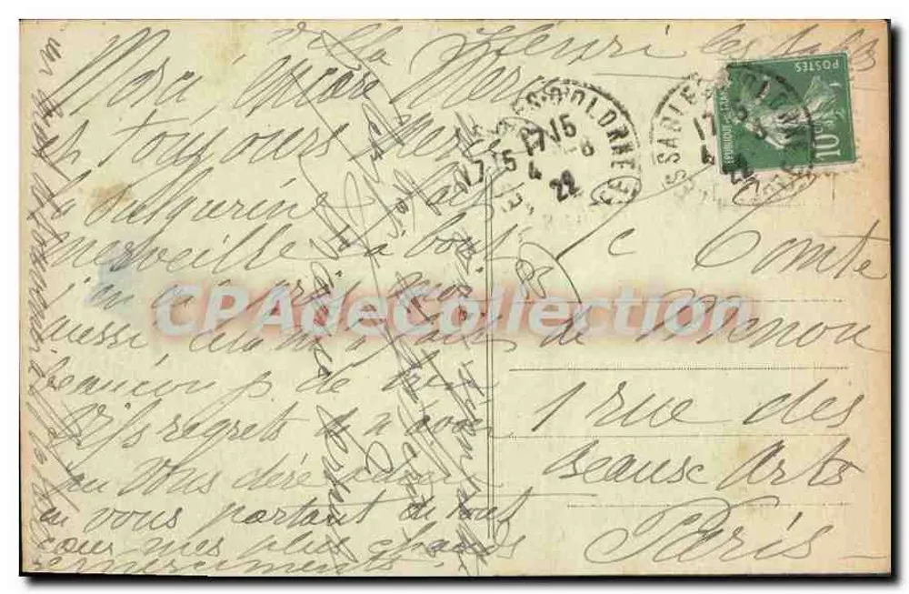 Les Sables-d'Olonne — O Raccamodage dos Filetes — Editor: L. Kuntz, n° 265 - Verso