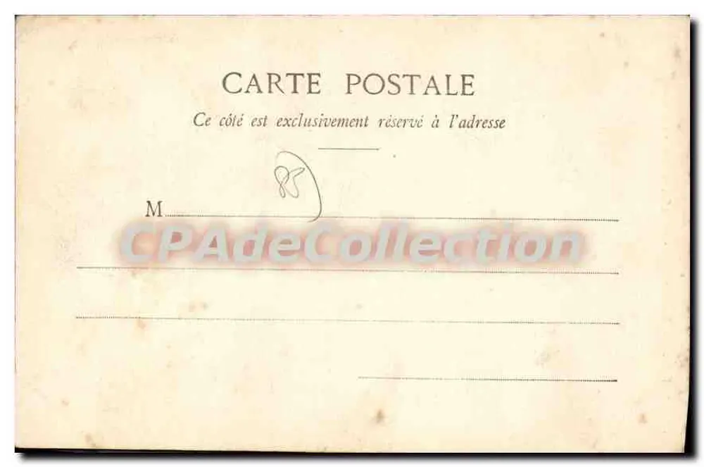 Les Sables d'Olonne — A croquer, a Sablaise vista de costas — Paris, Ménard, N° 3 da Coleção G. L. - Verso