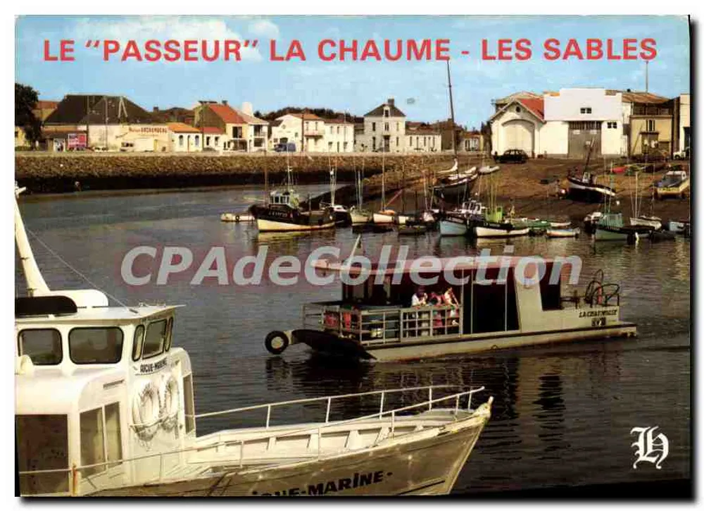 O "Passeur" — La Chaume - Les Sables - Edições Harrys - Frente