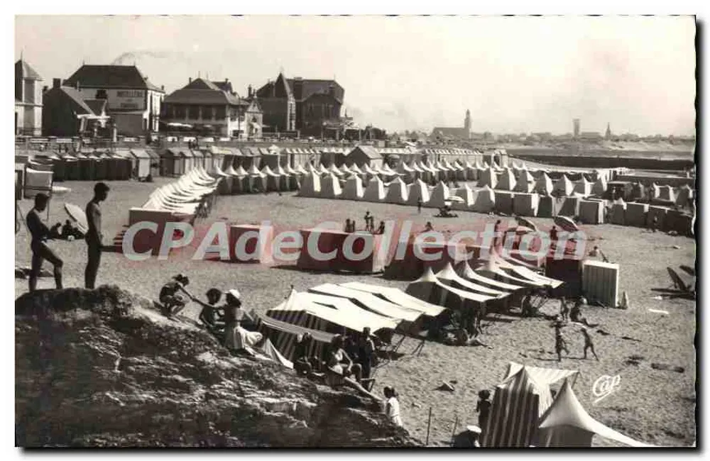 Croix-de-Vie — Vista General de la Playa — 100 — Editor: 10e Cie des Arts Photographiques - Anverso