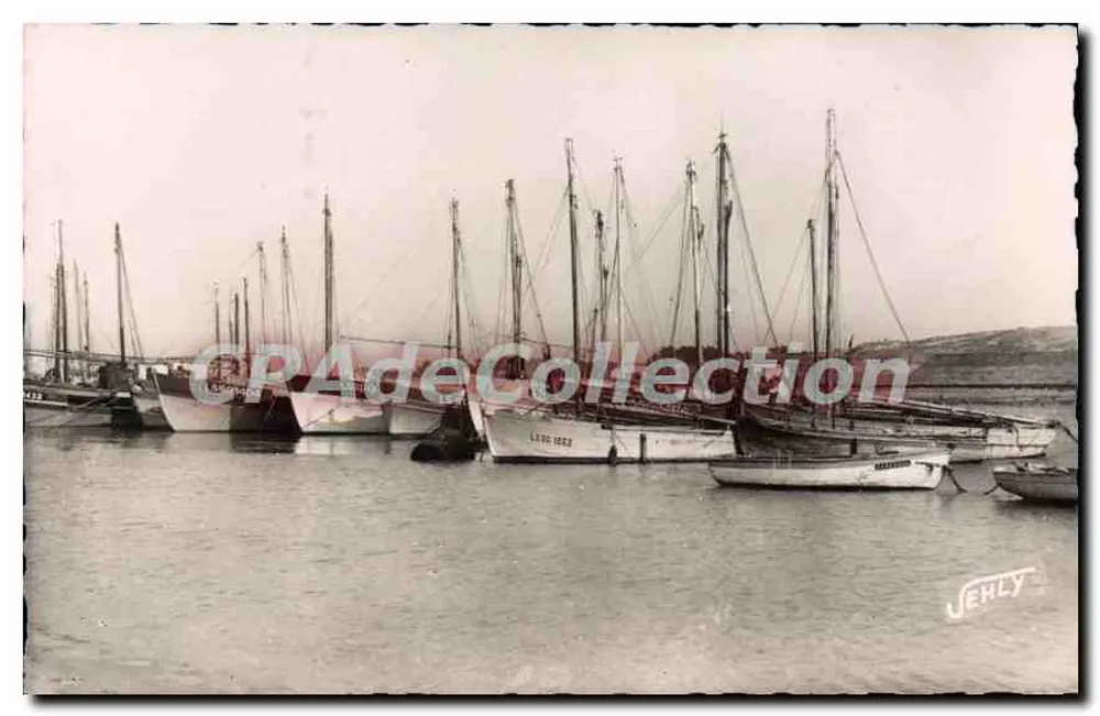 Porto de Créchix-de-Ville (Vendée) — Barcos de pesca — Edições Jehly, n°85 - Frente