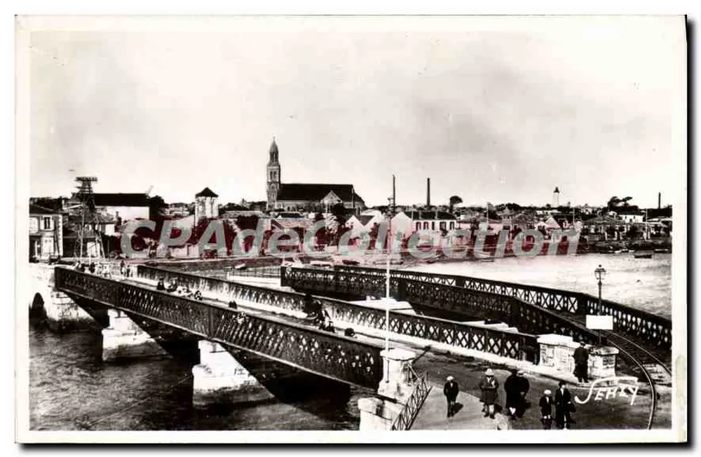 Saint-Gilles-sur-Vie — Die Eisenbahnbrücke, die nach Croix-de-Vie führt — Verlag JENNY, Nr. 412 - Vorderseite