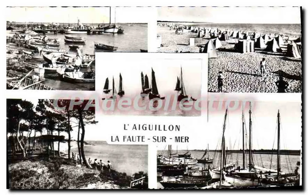 Aiguillon-sur-Mer — Hafen, Strand und Wald — Editions JENLY - Vorderseite