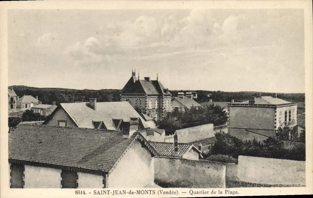 SAINT-JEAN-de-MONTS (Vendée) — Quartier de la Plage — n° 8614 - Voorkant