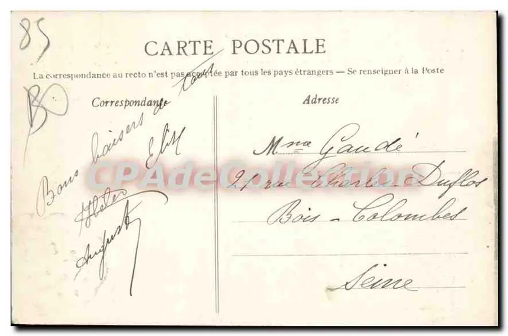 Tiffauges (Vendée) - Ruinen des Schlosses, Überblick — Lib. Poupin, Mortagne - Rückseite