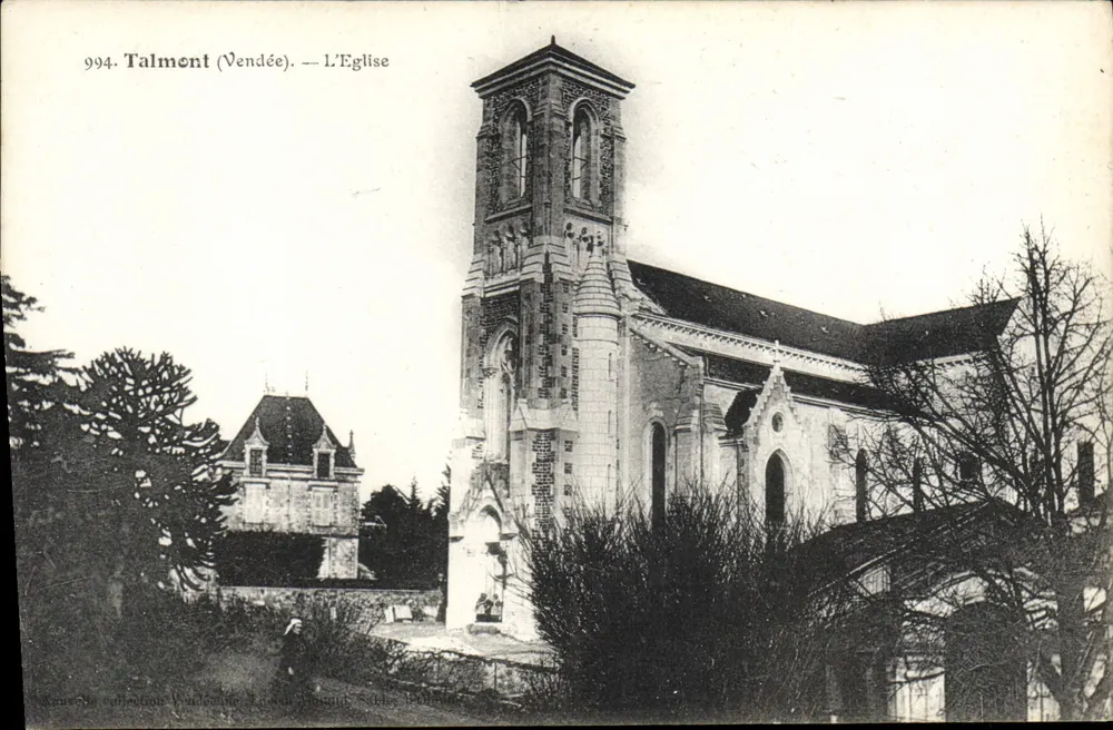 Talmont (Vendée) — A Igreja — edição Vaudreuil - Frente