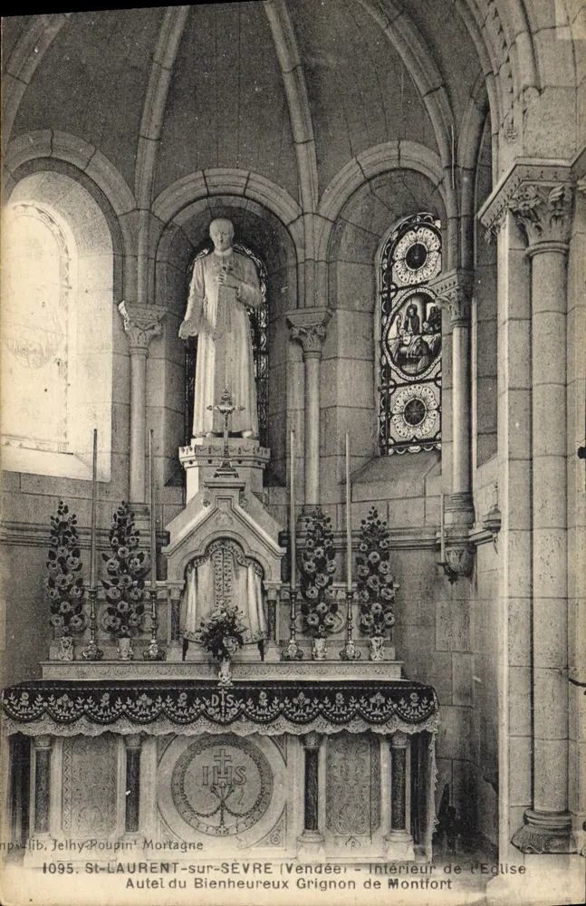 Altar do Beato Grignon de Montfort — Saint-Laurent-sur-Sèvre (Vendée) — Jelhy-Pougin - Frente